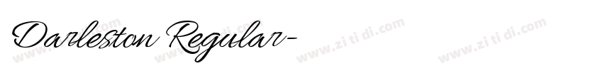 Darleston Regular字体转换 Darleston Regular字体转换